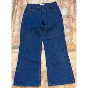 Objects Without Meaning Urban Outfitters Womens Flare Jeans Blue USA Made 25